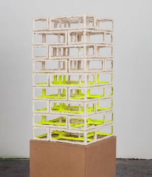 Neon Temple // Stacked, 2017 ceramic